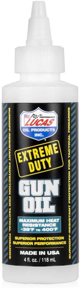 Lucas Extreme Duty Refill 4oz Gun Oil 10877 & 1oz Needle Oiler 10875 : Sports & Outdoors