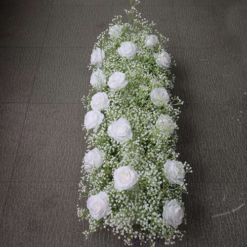 Wedding Artificial Flowers Runner Decoration for DIY Flower and Wedding