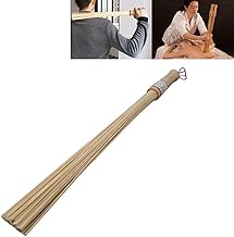 Natural Bamboo Body Massage Tools Massage Bamboo Broom Hammer Tapotement Sticks Natural Bamboo Tool Body Relaxation Tools Anti-Cellulite Brooms Sauna Accessories
