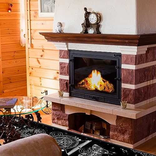 Timgle TIMGLE-NEN-55JL Halloween Gothic Runner Rug 2' X 7.3' Runner Mat Sun And Moon Mats Gothic Theme Soft Large Non Slip Floor Mat thumb #3