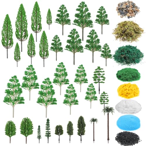 Thiccywoov 40 Pcs Diorama Supplies Kit