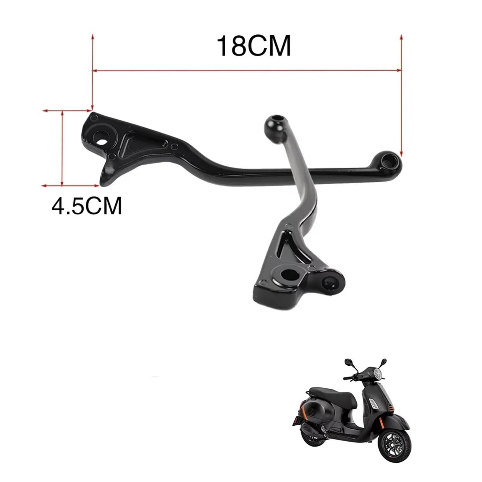 Leva frizione freno moto Per Vespa per GTS 300 GTS300 2023-2025 per Scooter Ricambi per Moto Leve Freno Frizione Maniglia Leva(Only Left lever)