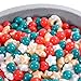 Heopeis Star Ball Pit Balls 100 200 500 for Toddlers Ball Pits - Ball Pit Ball Shapes for Boys Girls Fun, Pit Accessories Playhouse, Baby Kiddie Pool, Party Christmas Decoration