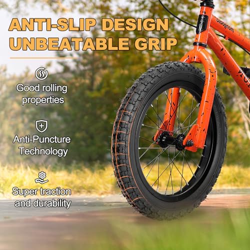 Hycline Kids Bike Replacement Tires Set: 2-Pack