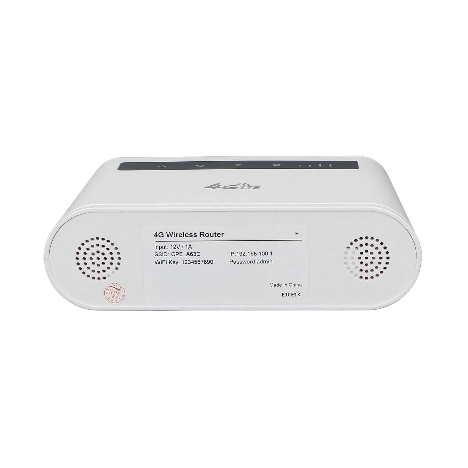 Modem-Routeur 4G LTE débloqué avec Emplacement pour Carte SIM, WiFi 300 Mbps, Couverture 200 M, Routeur Wi-FI sans Fil avec 2 Antennes à Gain élevé 5 DBi, 20 Utilisateurs (Prise
