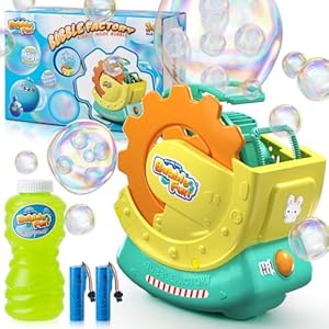 Rechargeable Bubble Machine for Kids