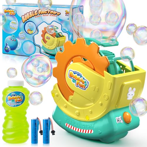 Rechargeable Bubble Machine for Kids