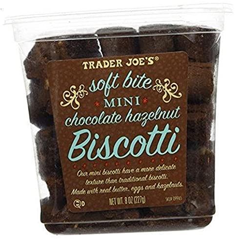 Trader Joe`s Soft Bite Mini Chocolate Hazelnut Biscotti .4 pack