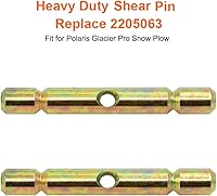 Vista 2 de AUTOVIC Para Polaris ATV Snow Shar Pin Glacier Arado Pin Reemplazar 2205063 Oro 2pcs