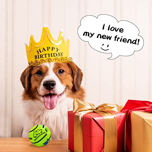 Small（3.14" Diameter)Wobble Giggle Dog Toys Ball,Interactive Dog Toys Ball,Squeaky Dog Toys Ball Durable Wag Chewing Ball For Training,Herding Balls Indoor Outdoor Safe Dog Gifts For Puppy Small Dogs #TOP6