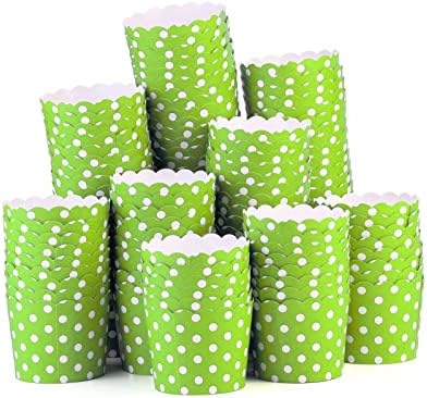 200 Stück Cupcake-Förmchen St. Patrick's Day – Kleeblatt-Muster, Grün & Frühlingshaft