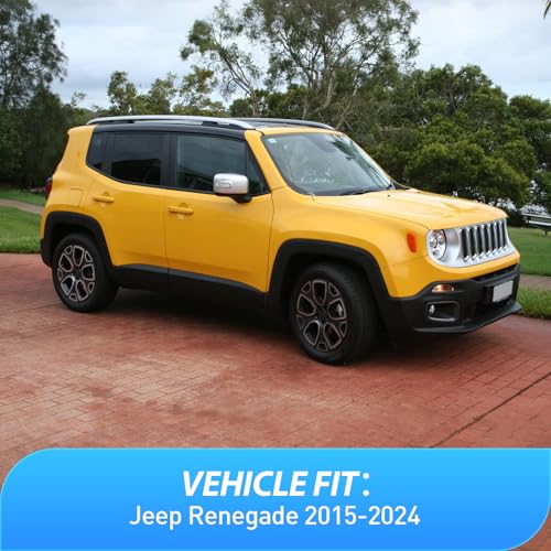 Image of Nilight Tape-On Rain Guards for Jeep Renegade 2015-2024, 4PCS