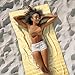 Cacala Lightweight and Thin Turkish Beach Towel 100% Cotton Sand-Free and Quick-Drying Goodness Perfect as an Extra Large Travel Towel, Beach Accessory, or Gift for Beach Lovers, 37 x 70