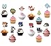 24Pcs Woodland Creatures Theme Cupcake Toppers Forest Animals Friends Cake Toppers Picks For Birthday Wedding Party Decor
