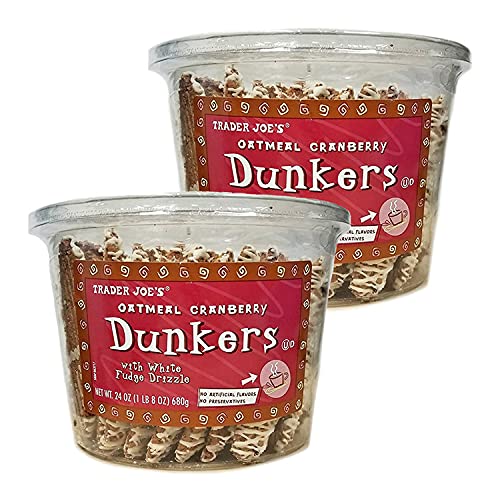 Amazon.com: TJ's Oatmeal Cranberry Dunkers with White Fudge