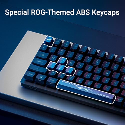 Image of ASUS ROG Strix Scope II 96 RX Wireless Optical Gaming Keyboard - 96% Full-Size, Tri-Mode Connectivity, Pre-lubed ROG RX Red Linear Switches PBT Keycaps, RGB, PC /Mac Support - Black