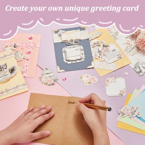 AHANDMAKER DIY Envelope & Card Making Kits for Adults, Handmade Greeting Card Sets Make Your Own Card Crafts for Teacher Appreciation Festival Mother's Day Christmas Birthday Classroom Exchange Gift by AHANDMAKER - Image 3