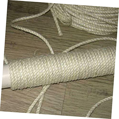 Beaupretty 1 Peça Corda De Fio Vintage Brinquedo De Gato Corda De Juta Resistente Corda Natural Post
