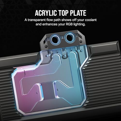 Image of CORSAIR Hydro X Series iCUE LINK XG7 RGB 4080 SUPRIM /TRIO GPU Water Block - For MSI GeForce RTX 4080 GAMING SUPRIM /TRIO Cards - Black