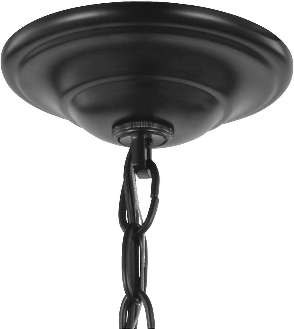 Progress Lighting Equinox Collection 4-Light Matte Black New Traditional Sphere Pendant Light