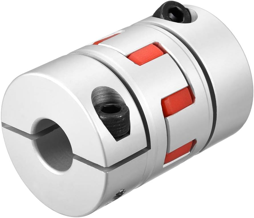 uxcell Shaft Coupling 22mm to 22mm Bore L78xD55 Flexible Coupler Joint for Servo Stepped Motor