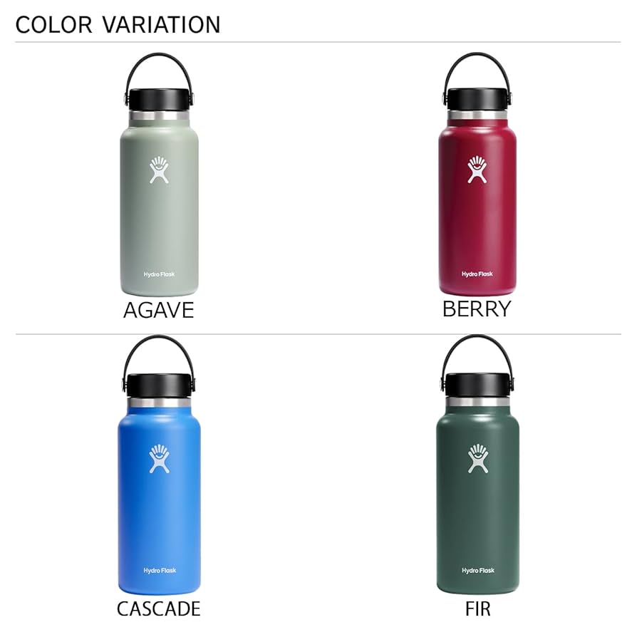 Amazon | Hydro Flask 32oz WIDE MOUTH (スモーキーグリーン