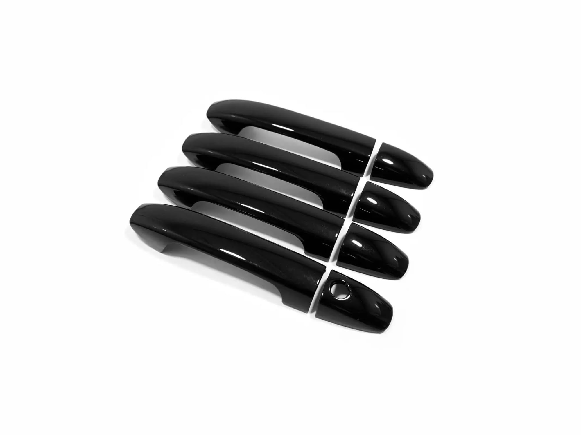 UJNHEQ for Benz for Vito W447 V-Class 2014 2015-2020 ABS Glossy Black Door Handle Cover Bowl Frame Trims Car Accessories(Type B)