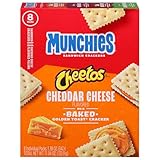 Munchies Sandwich Crackers Cheddar Cheese on Golden Toast Crackers - 8 PK