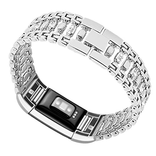 Pulseiras NICERIO compatíveis com Fitbit Charge 2/Charge HR 2 – Pulseira de relógio de reposição com