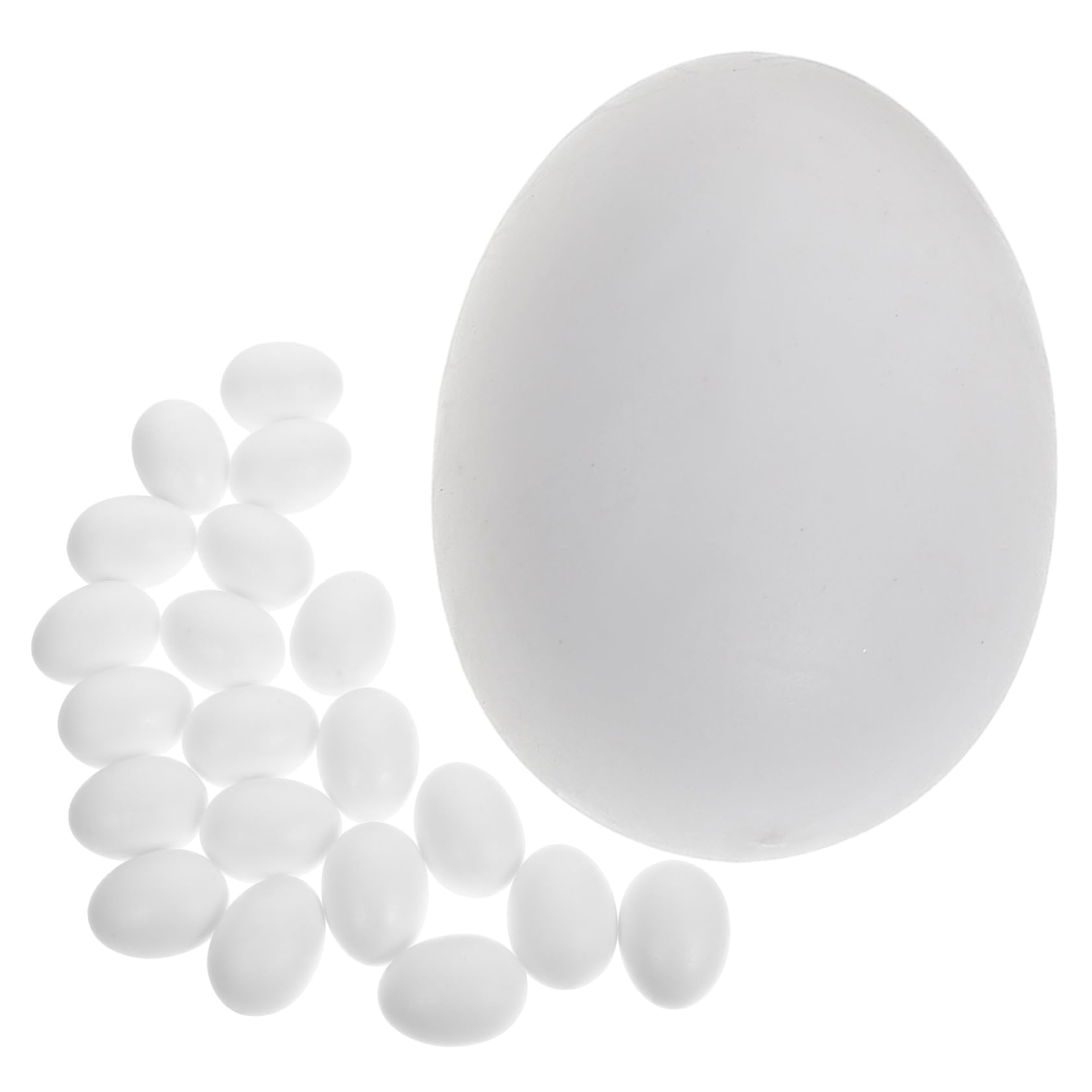 Amazon.co.jp: BUGUUYO プラスチック製の鳩の卵 模造鳥卵 人工の鳩卵