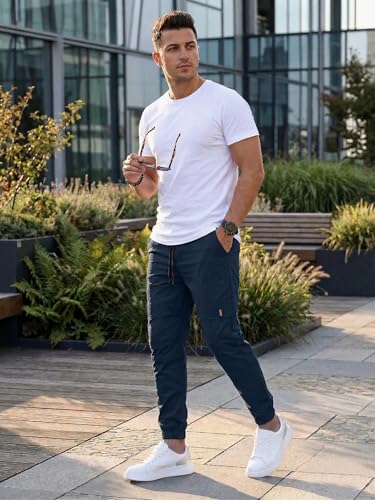 Image of ANNI Designer Men Cargo Pants Cotton Solid | Cargo Pants for Men | Mens Cargo Trouser | Multi Pocket Cargo Pant Regular Fit | Casual Stylish Bottom Wear for Mens Comfortable Clothing