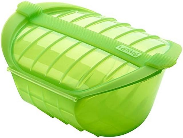 Lekue - Ogya Extra-Large Microwave Pot, 1 Litre, Green