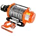 Winchmax Cabrestante hidráulico original naranja de 9072 kg, cuerda sintética Dyneema.