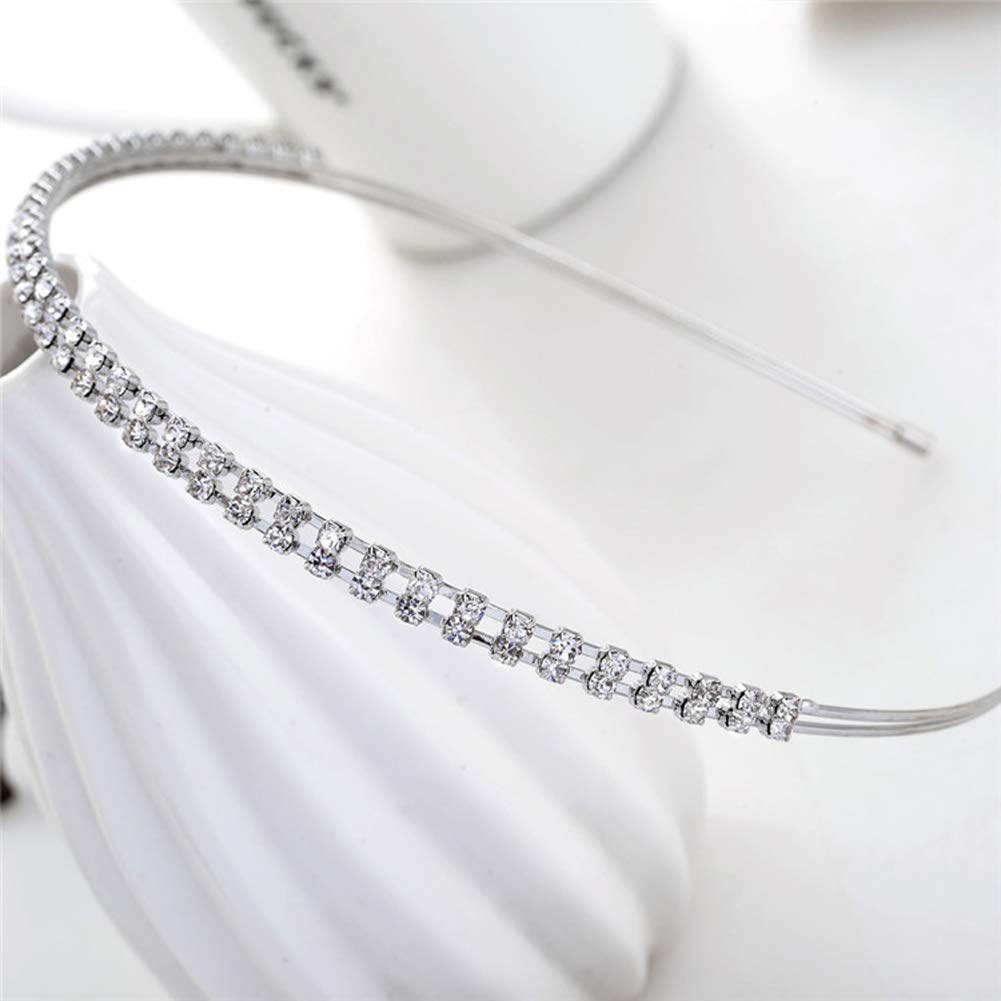 Amazon.com : 2 Pieces Metal Double Headband Fashion Double  display picture 3