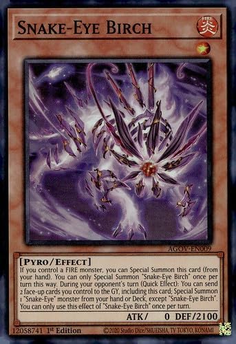 Abedul de ojo de serpiente - AGOV-EN009 - Super Rare - 1 edición