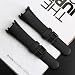 Imagen de BANDKIT Correa de goma negra para SUUNTO Vector Vector Pin Hebilla de los hombres Correa de reloj Accesorios de reloj