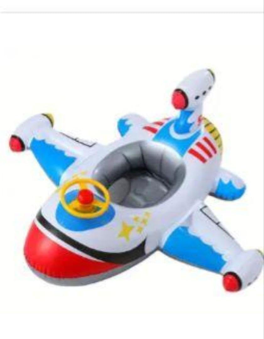 飛行機 浮き輪 足入れ キッズ 子供