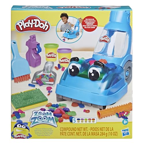 Play-Doh Odkurzacz i akcesoria z 5 słoikami do ściegów w kolorowym modelu