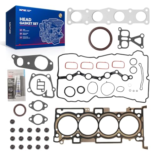 Image of KAX Engine Cylinder Head Gasket Set Compatible with Hyundai Sonata 2015-2019, Kia Optima Sorento 2016-2020, Sportage 2017-2020, Santa Fe 2019-2020, Tucson 2018-2021 2.4L, Head Gasket Kit, OE# 26706 PT