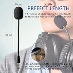 Turtle Beach Mic Replacement - 2 PCS 3.5mm Detachable Game Microphone Boom for Turtle Beach Xbox One 400 420x 450 500p 520 Recon 50x 50p 50 60p 150 Gaming Headset