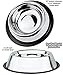 Estilo Stainless Steel Dog Bowls, 32 Oz (Set of 2)