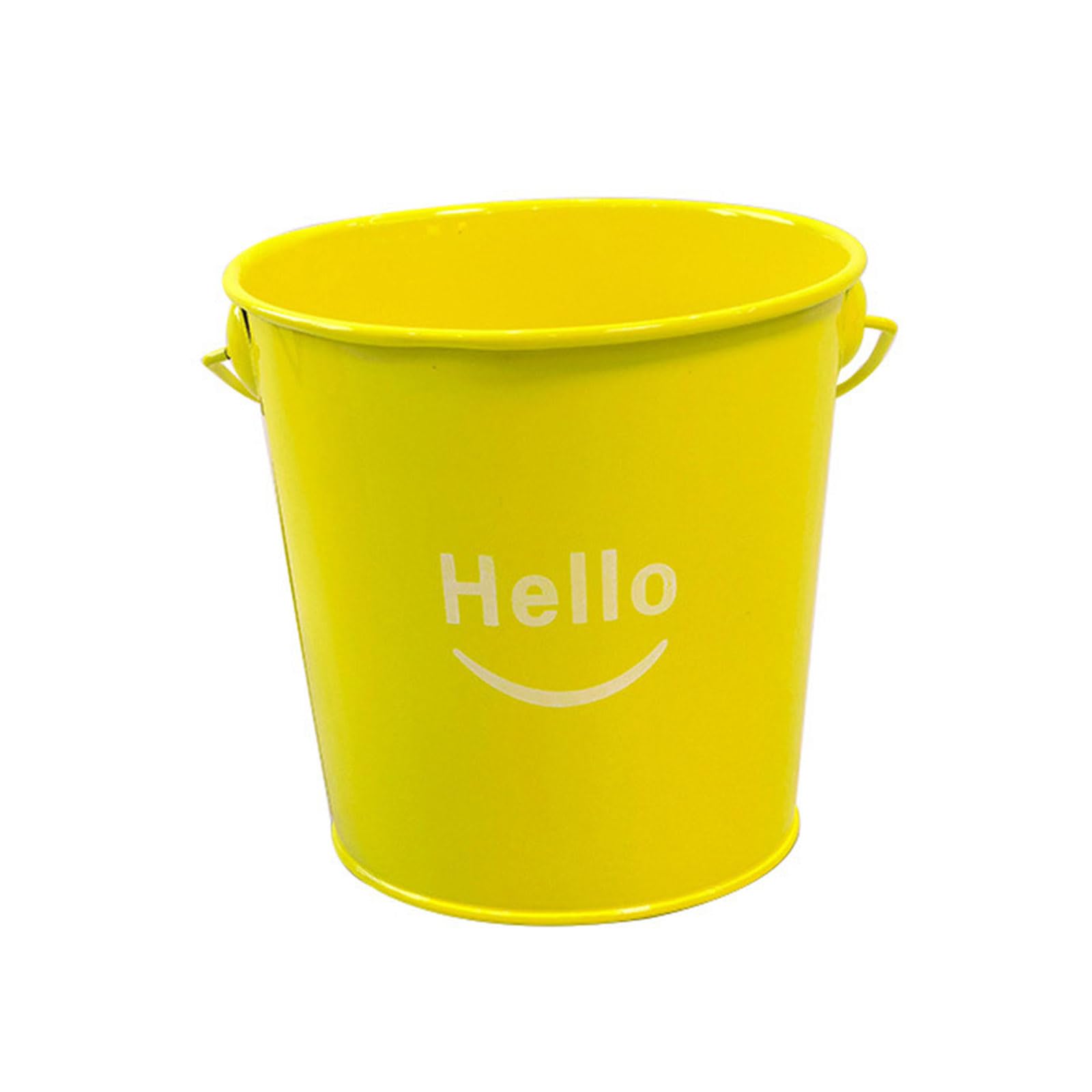 Zxfdsfdbnm Space Saving Desktop Pen Organiser Container with Handle Iron Metal Storage Bucket for Pencils Art Brush Cosmetics Tool Iron Pen Owner