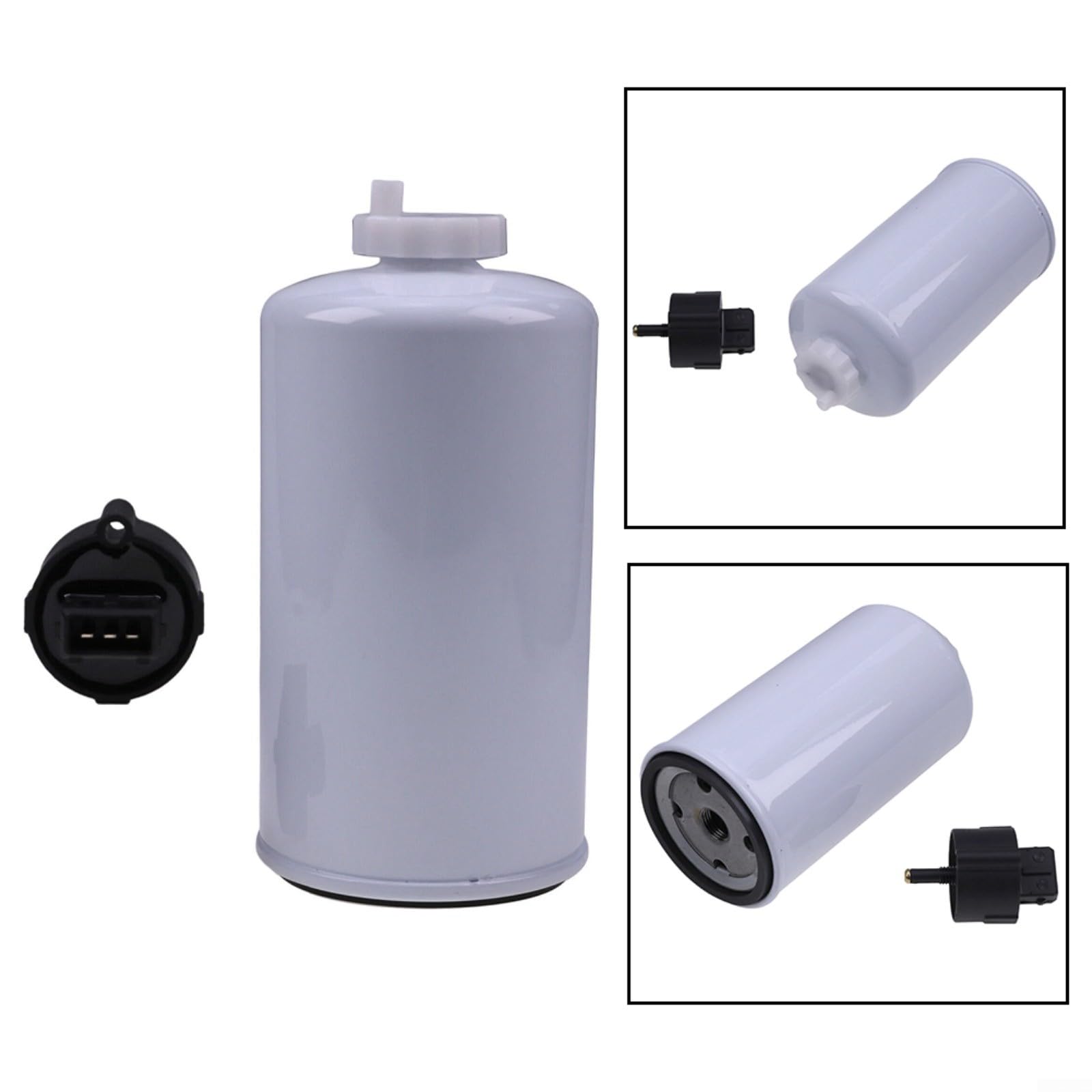 Filtro de combustible con interruptor de sensor 1J430-43060 1J430-43880 para motor Kubota V3800 V3307 V2403 V1803, precisión de filtrado de 5 µm