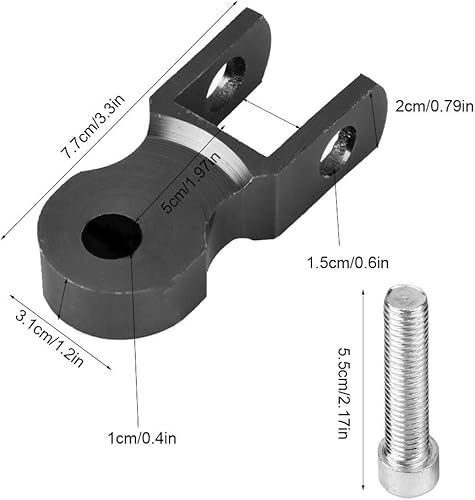 Miniatura 3 de Pitbike - Espaciador de choque, elevador de amortiguador trasero de motocicleta, 2 unidades de aleación de aluminio universal para motocicleta,