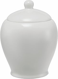 Maxwell & Williams WBA0008 Sugar Bowl with Lid – Porcelain White Basics – in Gift Box