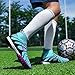 Men's and Women's Strong and Fashionable Football Shoes with Broken Nails, Large-Sized Football Rubber Shoes Blue