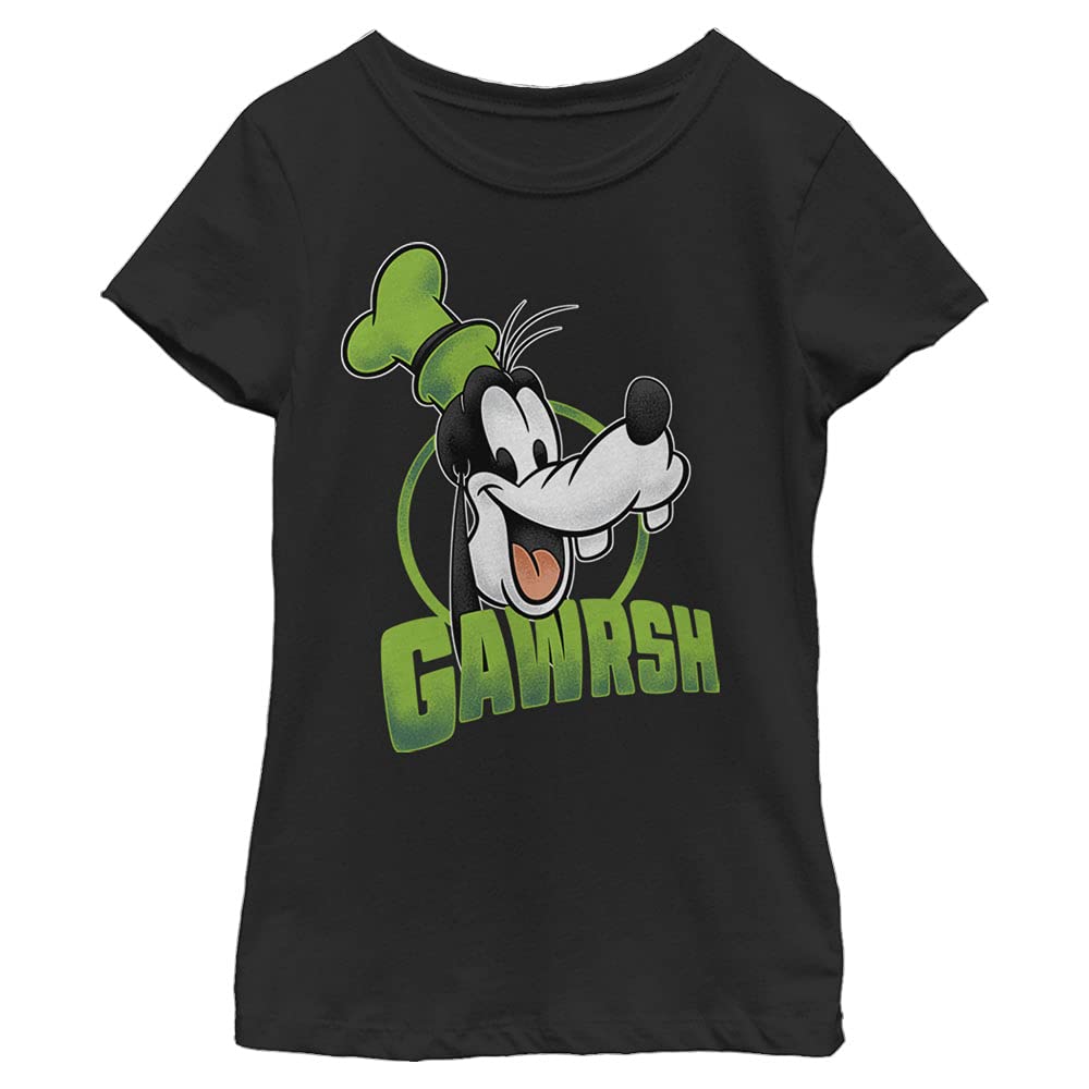 Disney Characters Gawrsh Goofy Girl's Solid Crew Tee