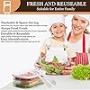 Amazon.com: 3-Layer Deli Meat Container for Fridge with Tong, Stackable ...