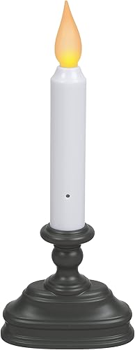 Miniatura 6 de Xodus Innovations FPC1320B-6 - Vela LED para ventana de 8.5 pulgadas con sensor de atardecer a amanecer y elección de llama blanca o ámbar, latón