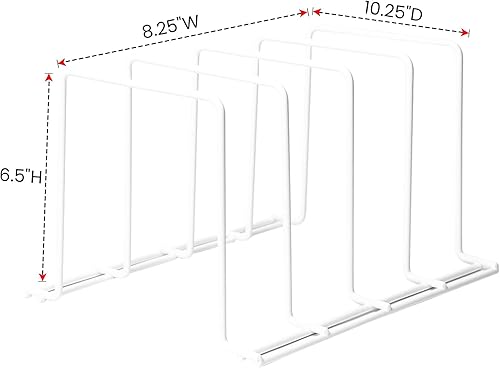 Miniatura 3 de Better Houseware Organizador mediano de gabinete de cocina, organizador de ollas y sartenes de acero inoxidable, organizadores de estantes de